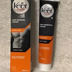 Two pack-Veet Men Hair Removal Cream, 200 ml. For normal skin. For chest & body